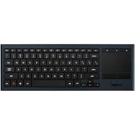 Logitech K830 Illuminated Living-Room Keyboard with Built-in Touchpad  Easy-access Media Keys and Shortcut Keys for Windows or Android