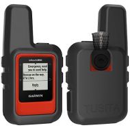[아마존베스트]TUSITA Case for Garmin inReach Mini - Silicone Protective Cover - Handheld Satellite Communicator Accessories (Black)
