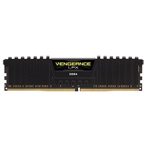 커세어 Corsair Vengeance LPX 16GB (2x8GB) DDR4 DRAM 2400MHz C16 Desktop Memory Kit - Black (CMK16GX4M2A2400C16)
