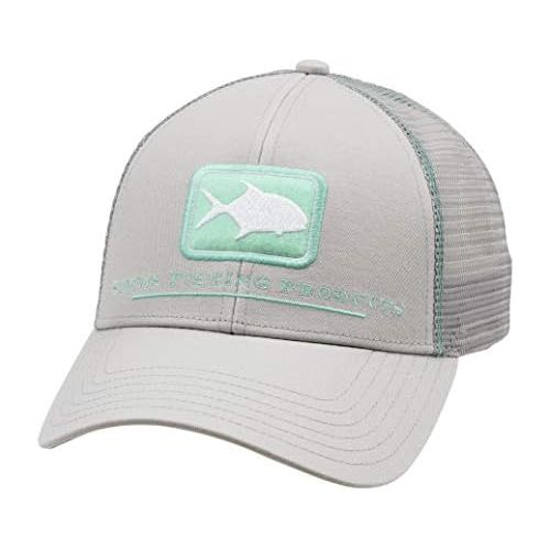 심스 Simms Trout Icon Trucker Hat  Snapback Baseball Cap with Trout Fish