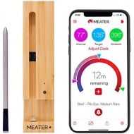 [아마존베스트]New MEATER+165ft Long Range Smart Wireless Meat Thermometer for the Oven Grill Kitchen BBQ Smoker Rotisserie with Bluetooth and WiFi Digital Connectivity