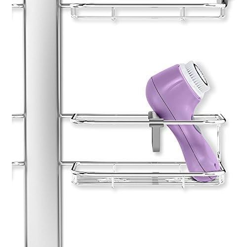 심플휴먼 [아마존핫딜][아마존 핫딜] Simplehuman simplehuman Adjustable Shower Caddy XL, Stainless Steel + Anodized Aluminum