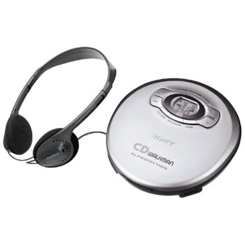 소니 Sony DEJ611 Portable CD Player - Silver (Discontinued by Manufacturer)