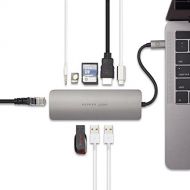 PEPPER JOBS Pepper Jobs USB C Hub 9 in 1 USB C Adapter w4K HDMI, 3 USB 3.0, SDMicro SD Card Reader, USB-C Charging, 3.5mm Audio and Gigabit Ethernet for MacBook Pro 13” 15” 2017, MacBook 12”