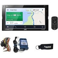 JVC KW-M845BW Digital Receiver Compatible with Wireless Android Auto, Apple CarPlay & Steering Wheel Control Interface