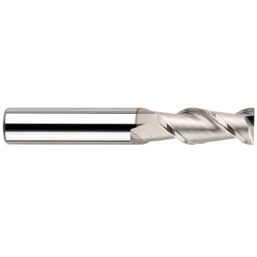  SGS 49663 44M Ski-Carb High Performance End Mill, Uncoated without Flat, 3 mm Cutting Diameter, 8 mm Cutting Length, 6 mm Shank Diameter, 52 mm Length, 0.36-0.76 mm Corner Radius