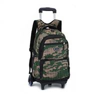 School Bag with Wheels YUB Rolling Backpacks Luggage for Boys and Girls Six Wheels