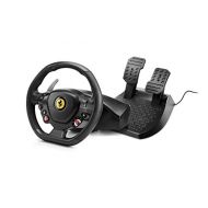[아마존베스트]ThrustMaster T80 Ferrari 488 GTB Edition Steering Wheel + Pedals Playstation 4 Black