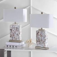 Safavieh Lighting Collection Tory Ivory Shell 25-inch Table Lamp (Set of 2)