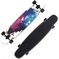 QYSZYG Persoenlichkeit Muster Skateboard Anfanger Doppel Kick Skill Skateboard Ahorn Deck 117.5 * 25 * 11cm Skateboard (Farbe : B)