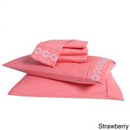 VCNY Home Claire Bella Sheet Set, Twin/X-Large, Strawberry