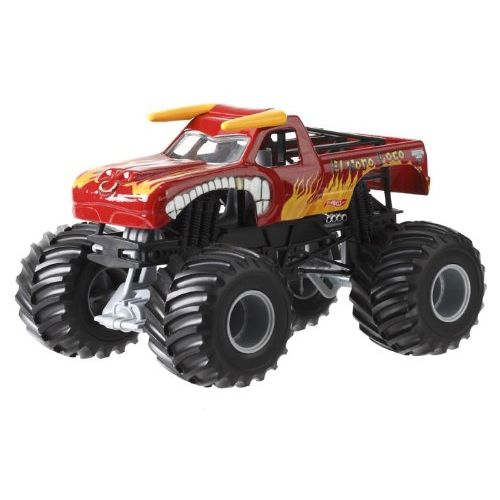  Hot Wheels Monster Jam El Toro Loco Die-Cast Vehicle, 1:24 Scale