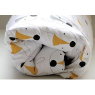 Tinytweets Fox Nursery And Toddler Bedding Duvet Cover In Kona Cotton And Organic Cotton