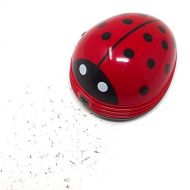 [아마존베스트]Honbay Ladybug Shaped Portable Corner Desk Vacuum Cleaner Mini Cute Vacuum Cleaner Dust Sweeper