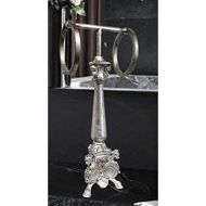 Hickory Manor House Standing Royal Double Towel Holder, Shimmer