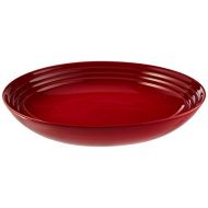 Le Creuset Stoneware 9 3/4-Inch Pasta Bowl, Cerise (Cherry Red)