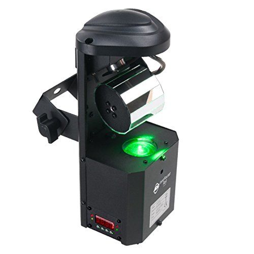  American DJ ADJ Inno Pocket Roll Barrel Mirror Scanner Light+DMX Cable+Clamp