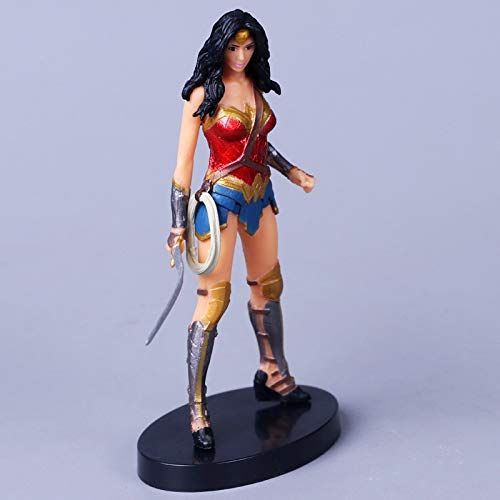  Pekkasland 7pcsSet Justice League 14cm Super Hero Superman Batman Flash Neptune Wonder Woman Action Figure Toys