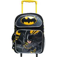 Accessory Innovations DC Comics Batman Roller Backpack Bat Man 16 Large Rolling Wheeled Bag Trolley