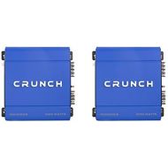 Crunch PowerDriveX 1000 Watt 2 Channel Exclusive Blue AB Car Amplifier (2 Pack)