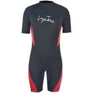 Layatone Wetsuits Shorty Men Women 3mm Neoprene Suit Surfing Scuba Diving Suit Adults One Piece Swimsuit Water Sports Suit Wet Suits Men Shorty Suit