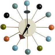 Emorden Furniture Nelson Ball Clock in Multi Color, George Nelson Designed Antique Retro Wall Clock(All Nelson Series Available) (Ball Clock in Multi Color)