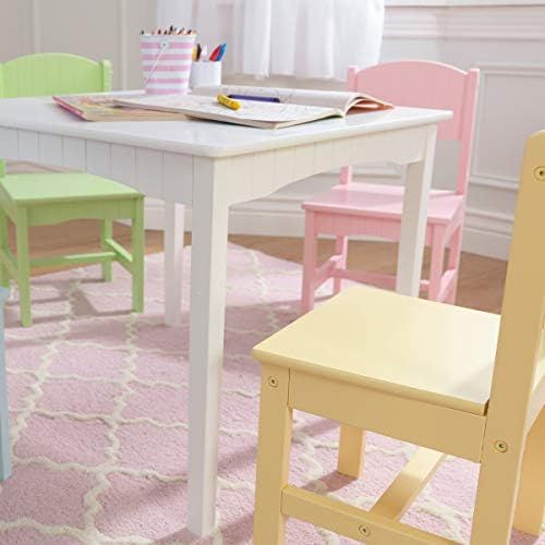 키드크래프트 KidKraft Nantucket Table & 4 Pastel Chairs