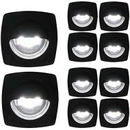 Five Oceans LED Cool White Companion Way Light, Black Housing (10 Pack) FO-3998