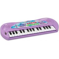[아마존베스트]APerfectLife aPerfectLife Kids Piano, 32 Keys Multifunction Electronic Kids Keyboard Musial Instrument for Kids Children with Microphone (Purple)