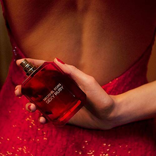 마이클 코어스 Michael Kors Sexy Ruby for Women 3 Piece Gift Set with Eau de Parfum Spray, Eau de Parfum Rollerball & Silky Body Lotion