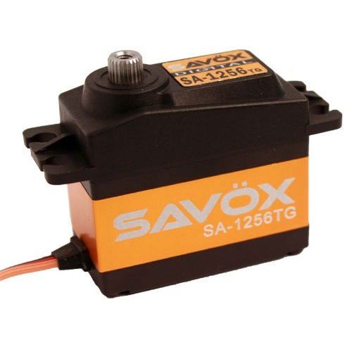  Savox SAVSA1256TG Sa-1256TG High Torque, Coreless Motor, Titanium & Aluminum Gear Size Digital Servo, Minimized Backlash (0.15277.7)