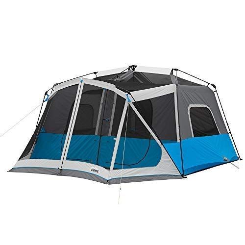  Odoland CORE Lighted 10 Person Instant Cabin Tent with Screen Room