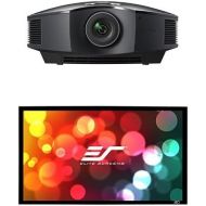 Visit the Sony Store Sony Home Theater Projector with Screen: VPL-HW45ES Full 1080P HD Video Projector for TV, Movies and Gaming - SB110WH2 Elite Screens Sable Frame B2 Home Theater Projection Screen K