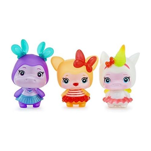  Little Tikes Squeezoos Small Character 3-Pack (Hippo, Cat, Unicorn) Toy