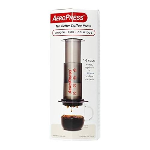  Aerobie AeroPress A80 Kaffeezubereiter Plastik, Schwarz