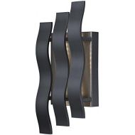 Westinghouse 6358000 Alesso One-Light LED, Matte Brushed Gun Metal Finish Outdoor Wall Fixture, Gunmetal