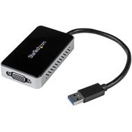 StarTech USB 3.0 to VGA External Video Card Adapter - 1 Port USB Hub - 1080p - External Graphics Card for Laptops - USB Video Card