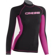 Cressi Womens Short & Long Sleeve Rash Guard for Swimming, Surfing, Diving