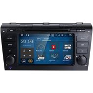 Hizpo Car Audio Radio Stereo Quad-Core 7 Android 7.1 2GB Ram Car DVD CD Player GPS Navigation Special for Mazda 3 2004,2005,2006,2007,2008 and 2009