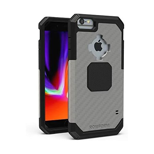  Rokform - Magnetic iPhone SE (2nd generation)/8/7/6 Case with Twist Lock Mount, Military Grade Rugged Mobile Phone Holder Series (Gunmetal)