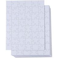 [아마존베스트]Blank Puzzle - 36-Pack White Jigsaw Puzzles for DIY, Kids Color-in Crafts Projects, Weddings, 48 Pieces Each, 8.5 x 11 Inches