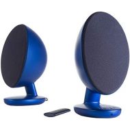 [아마존베스트]Last purchased on April 15, 2019 KEF EGG Versatile Desktop Speaker System - Frosted Blue (Pair)