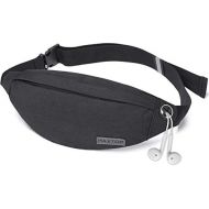 [아마존베스트]MAXTOP Fanny Pack for Men Women with Headphone Jack and 3-Zipper Pockets Adjustable Belt Bags Waist Pack for Running Traveling Outdoors Workout Casual Hiking Festival