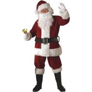 Rubie%27s Xxl Crimson Regal Plush Santa Claus Suit With FREE Wig and Beard!
