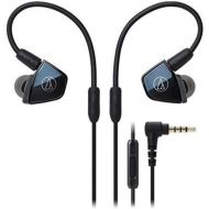 Audio-Technica ATH-LS400iS In-Ear Quad Armature Driver Headphones with In-Line Mic & Control