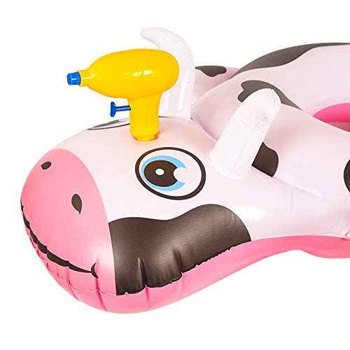  ALXDR Kids Pool Floats with Water Gun, Inflatable Swim Floats Seat, Childrens Water Swimming Party Toys