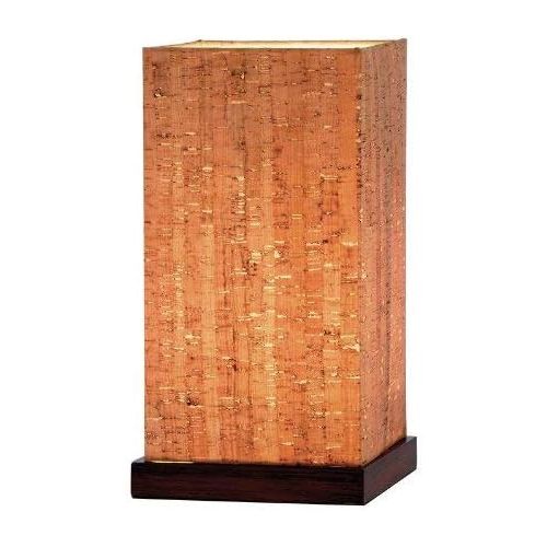 Adesso 4085-15 Sedona Floor Lamp, Smart Outlet Compatible, 11 x 11 x 56, Walnut