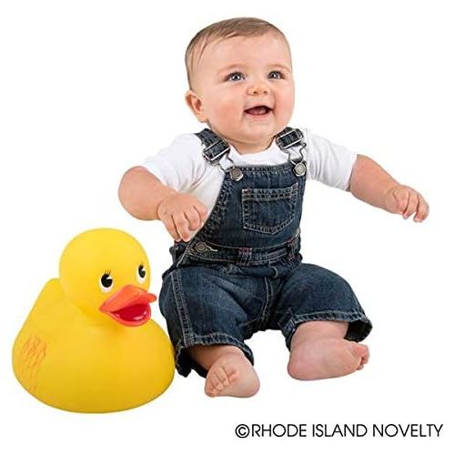  Rhode Island Novelty 10 Inch Classic Style Rubber Duck ONE Per Order