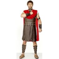 Smiffys Mens Centurion Costume Robe and Legs Arms Wrists and Neck Armour