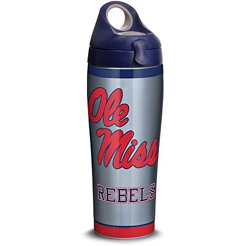  Visit the Tervis Store Tervis Ole Miss Rebels Tradition Stainless Steel Insulated Tumbler with Lid, 24oz Water Bottle, Silver